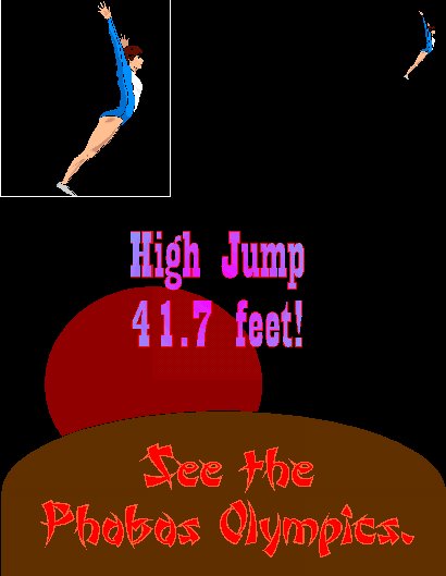 High Jump 41.7 feet!